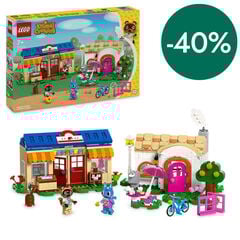 LEGO® Animal Crossing Mininook y casa de Minina 77050