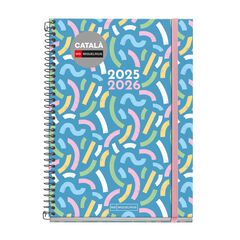 Agenda escolar Miquelrius Plus día/pág cat 2025-26 Serpentina