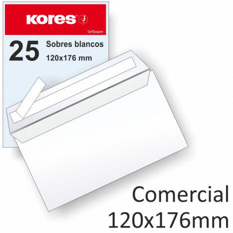 Sobre blanco Grafoplas 120x176mm 10u