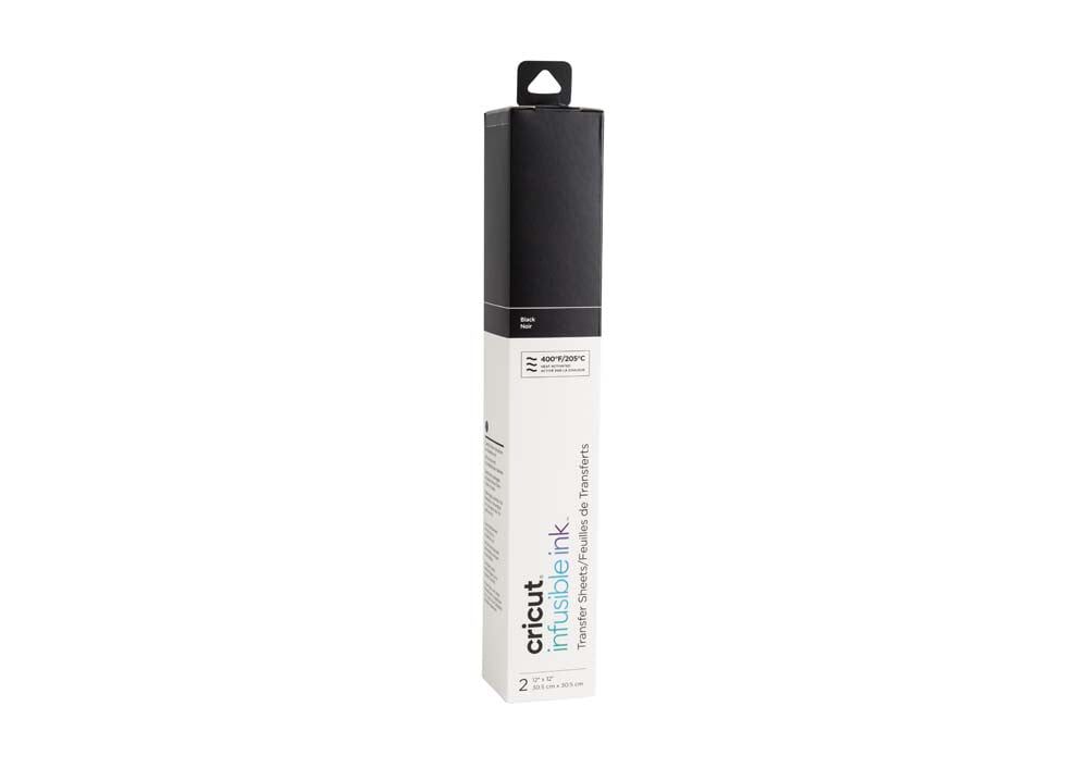 Infusible Ink transfer 30,5x30,5cm negro 2 hojas
