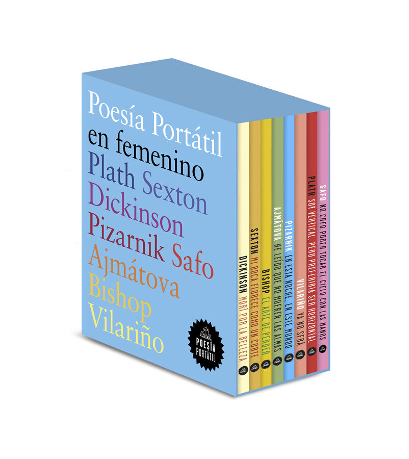 Poes&iacute;a port&aacute;til en femenino (Plath, Sexton, Dickinson, Pizarnik, Safo, Ajm&aacute;tova, Bishop, Vilari&ntilde;o)