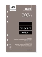 Recanvi Finocam Open 500 R598 1dia/pàg cas 2026