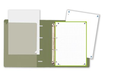 Carpebloc Oxford Live&Go polyfoam A4 + recanvi 5x5 verd
