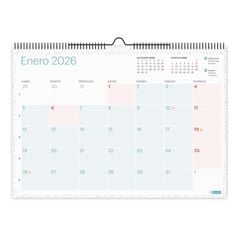 Calendari Miquelrius paret A3 2026 castellà Lovely