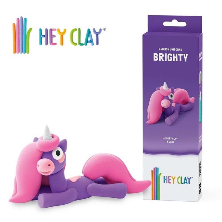 Plastilina Heyclay Unicorn Brighty 3 pots