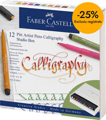 Study Box Pitt Calligraphy 12 colores