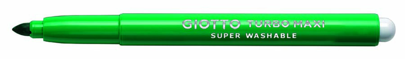 Rotulador Giotto Turbo Maxi verde oscuro 12u