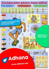 ADHA 35X50 Vocabulario B&aacute;sico Para Ni&ntilde;os