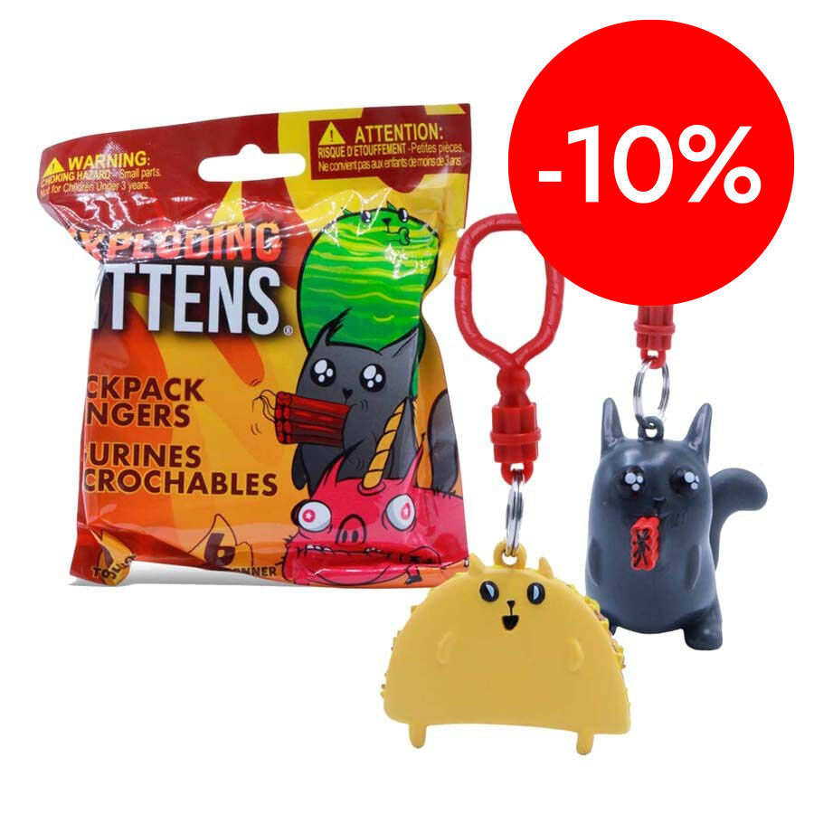 Exploding Kittens Llavero Mochila - Surtido