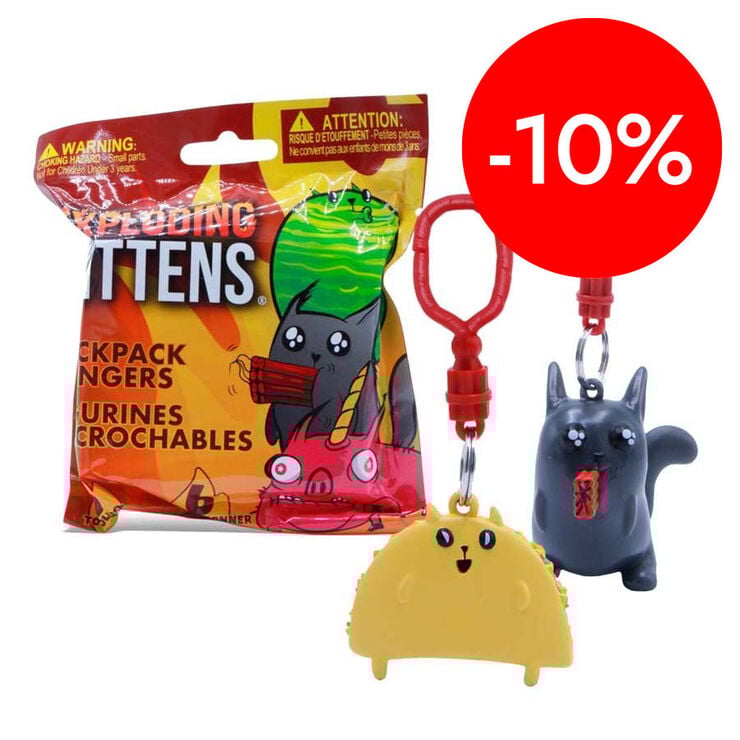 Exploding Kittens Llavero Mochila - Surtido