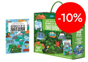 Puzle y libro 200 piezas Maravelles de la natura
