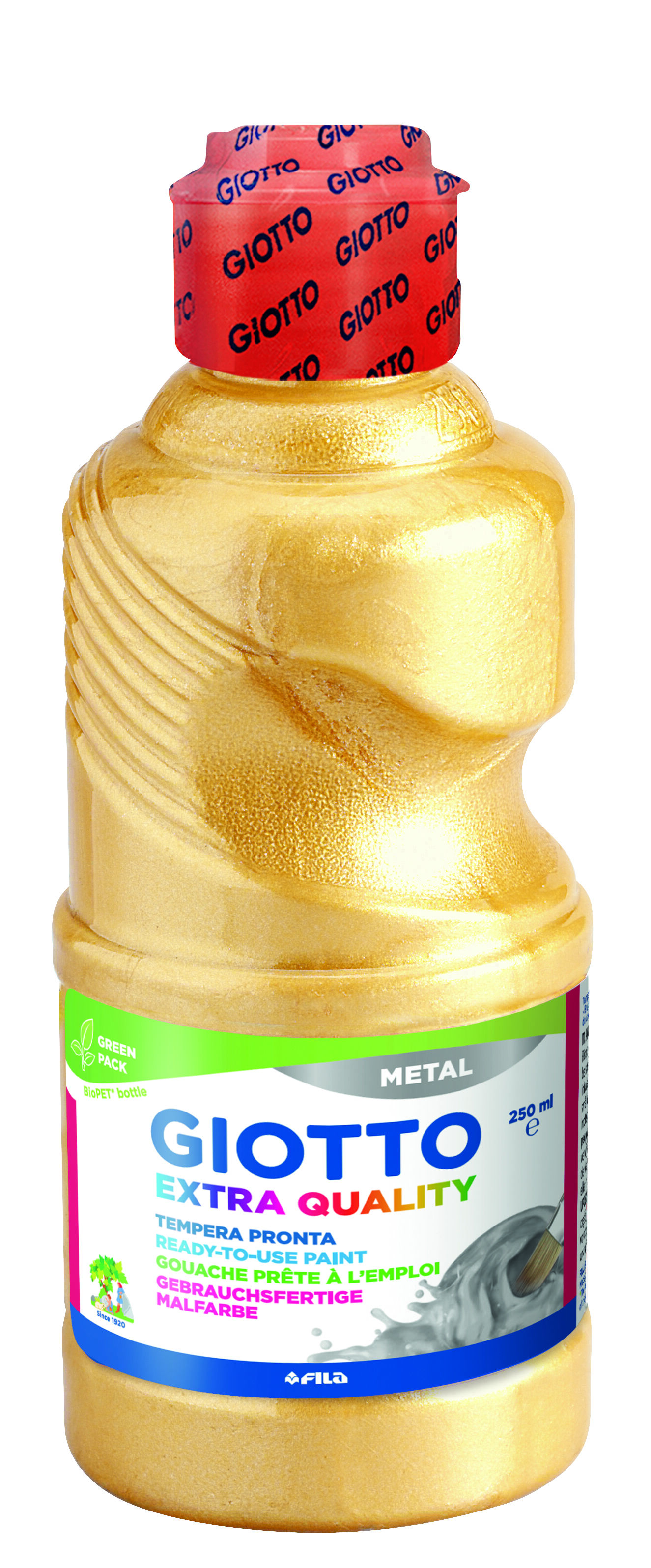 T&eacute;mpera Giotto Metal 250ml oro