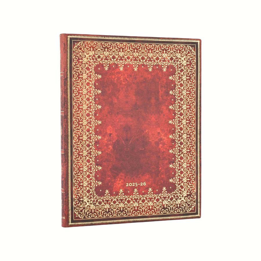 Agenda 18 mesos Paperblanks Flexi Ultra setm/vista 2025-26 Hoja de Oro