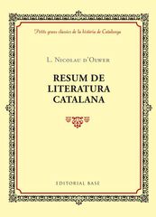 Resum de literatura catalana Resum de literatura catalana