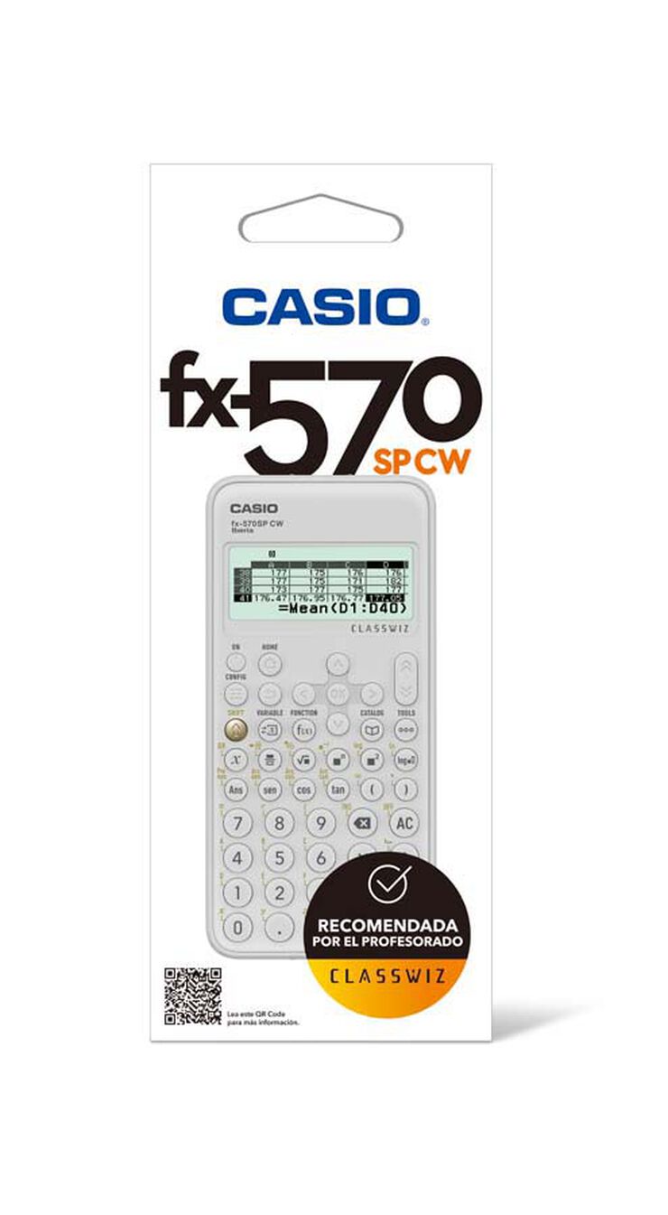 Calculadora científica Casio FX-570SP CW