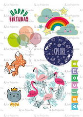 Hojas Papel Transfer La Pajarita Kids 5u