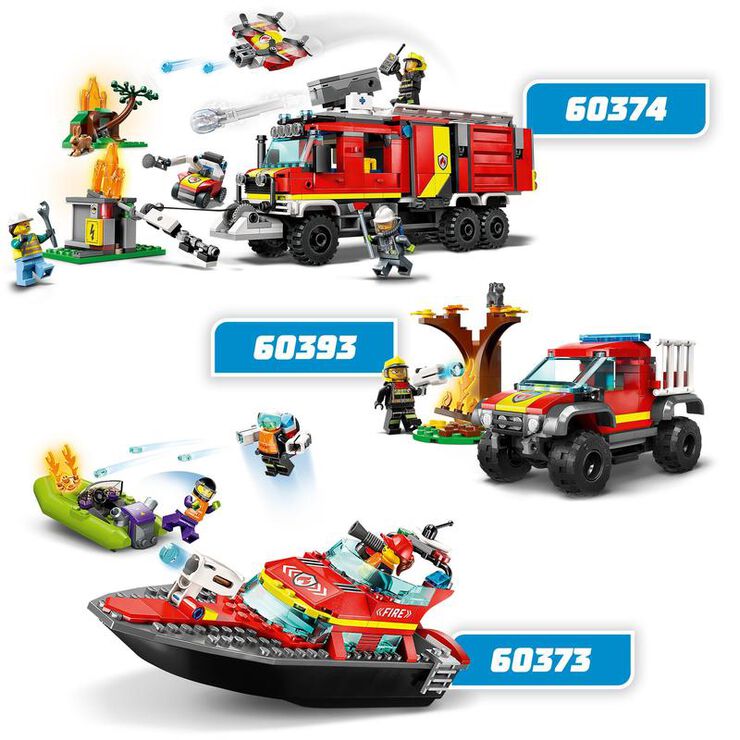 LEGO® City Camión de Rescate 4x4 de Bomberos 60393