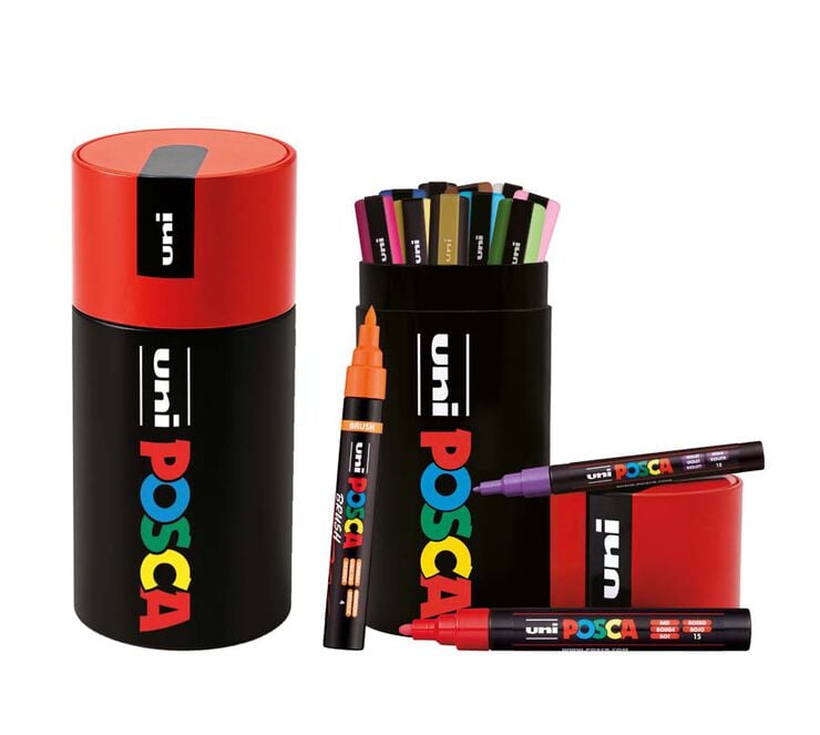 Rotuladores Posca Estuche Metal Coleccionista 13 colores