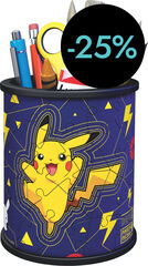 Puzle Portalapices 54 piezas Pokémon Puzle 3D