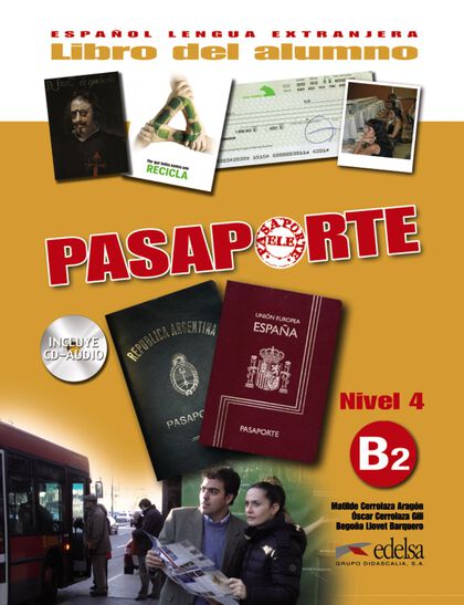 EDELSA Pasaporte 4 B2/Alumno+CD Edelsa 9788477114413