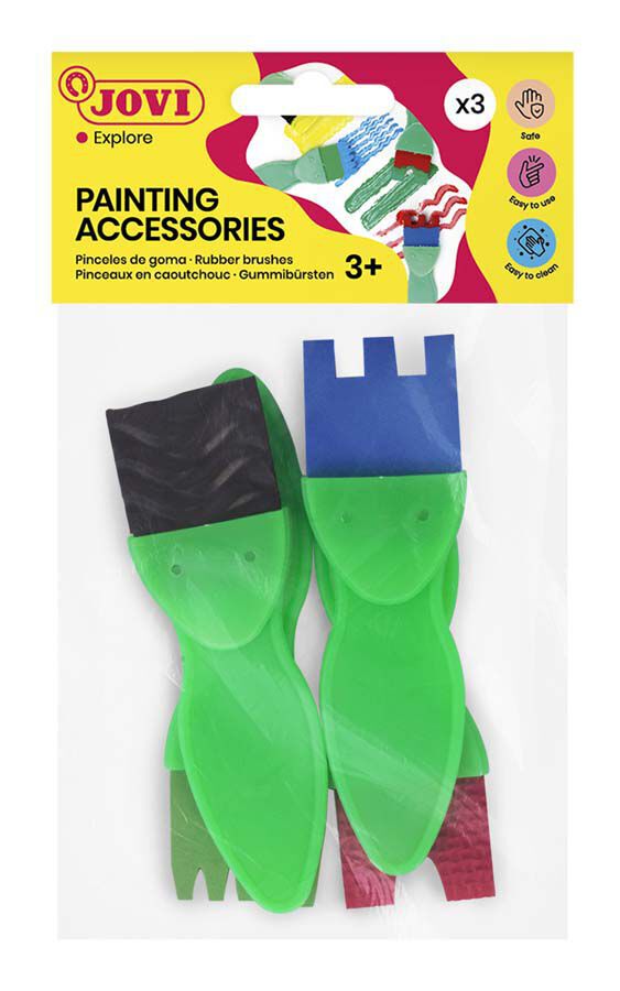 Pinzells de goma Jovi 4 models