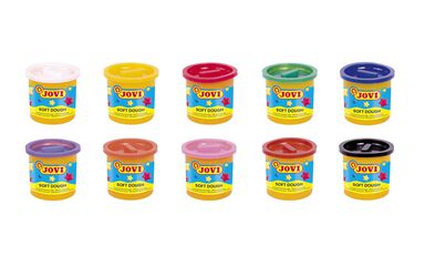 Pasta moldear Jovi Soft Dough 110g 10 colores