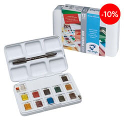 Acuarelas Pocket Box Van Gogh 12 colores