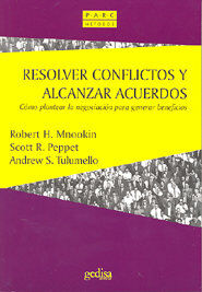 Resolver conflictos y alcanzar acuerdos