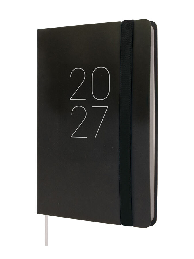 Agenda Finocam Flex Llisa Setmana Vista Horitzontal 2027 Castell&agrave; Negre