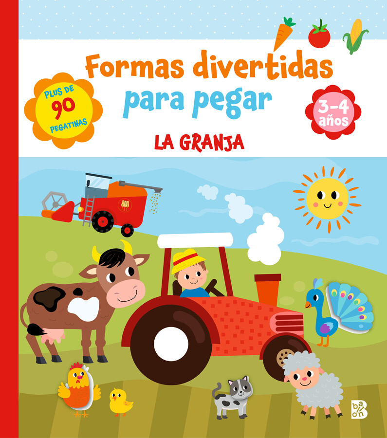 Formas divertidas para pegar - La granja