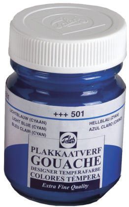 T&eacute;mpera Talens 50ml azul