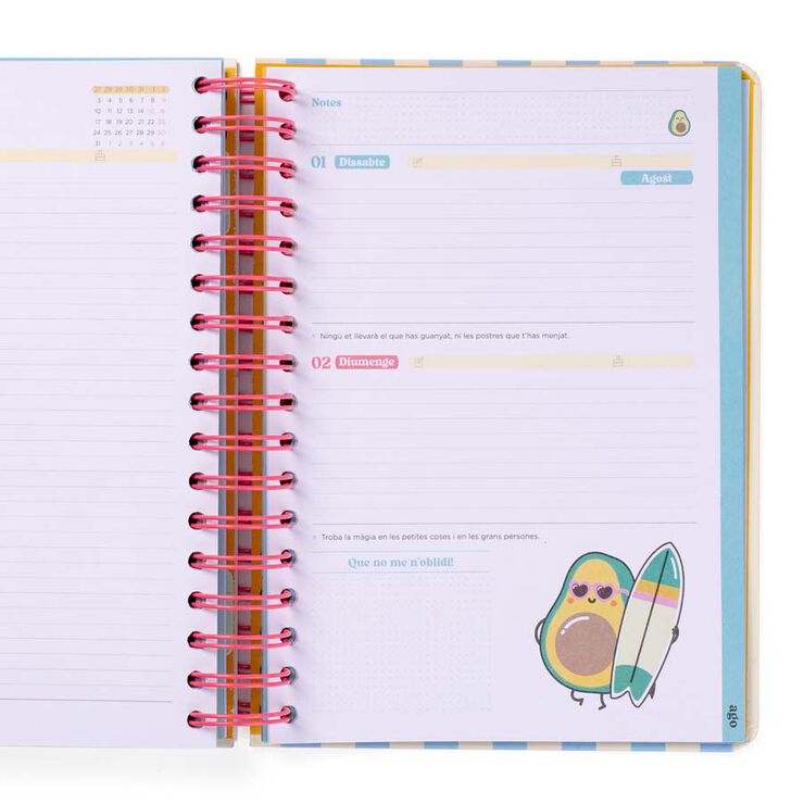 Agenda escolar Mr. Wonderful Wonder dia/pàg cat 2025-26  Cada dia més i millor