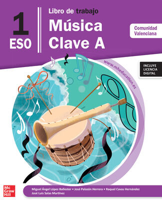 Libro de trabajo M&uacute;sica Clave A 1&ordm; ESO Comunidad Valenciana