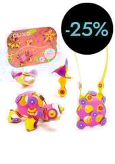 Construcción Magnética Clixo Crew rosa 30 piezas