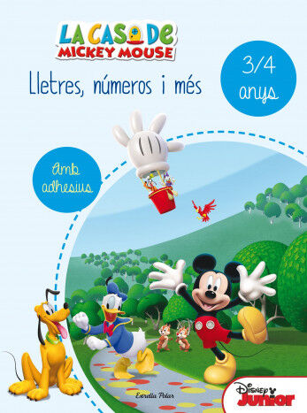 La casa de Mickey Mouse. Lletres, n&uacute;meros i m&eacute;s 3/4