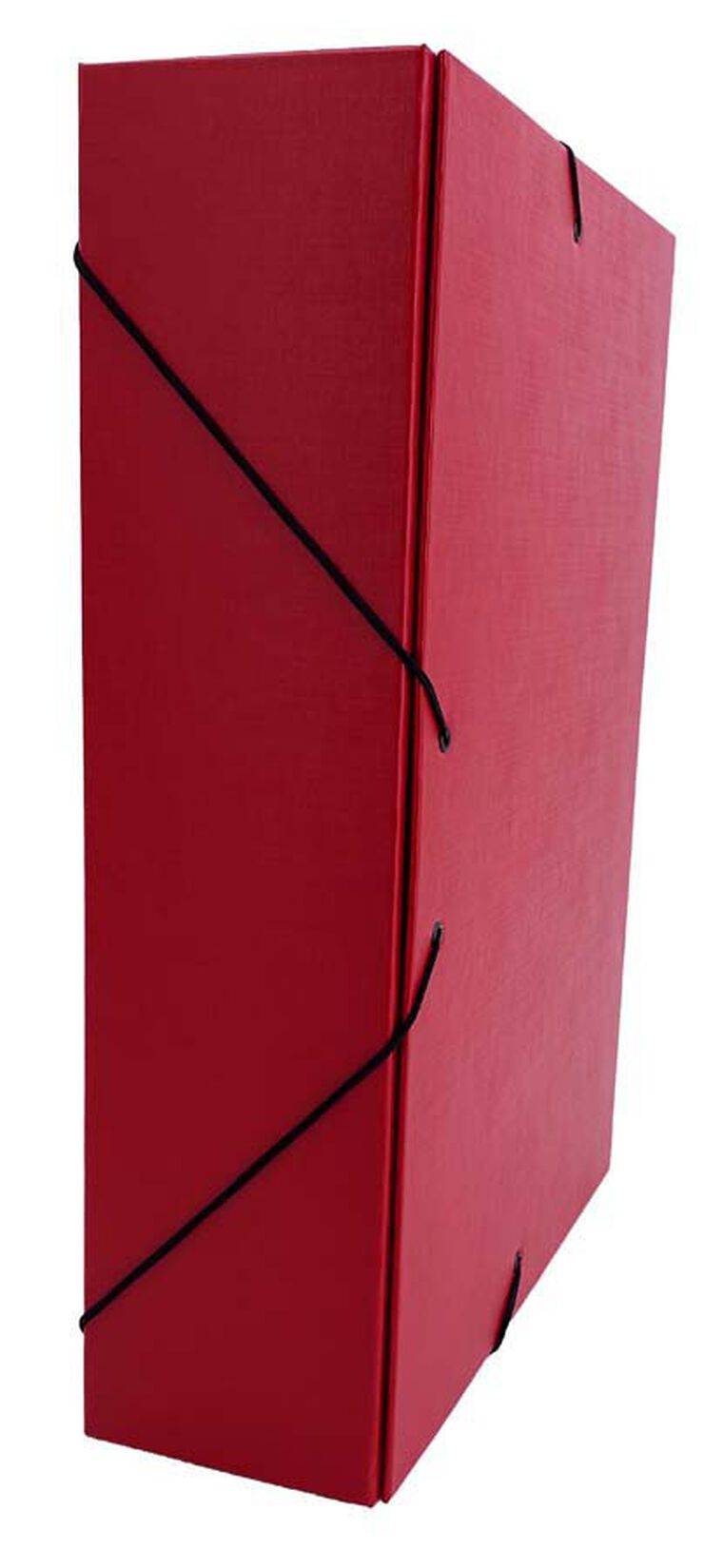 Carpeta projectes Abacus folrada llom 90mm vermell