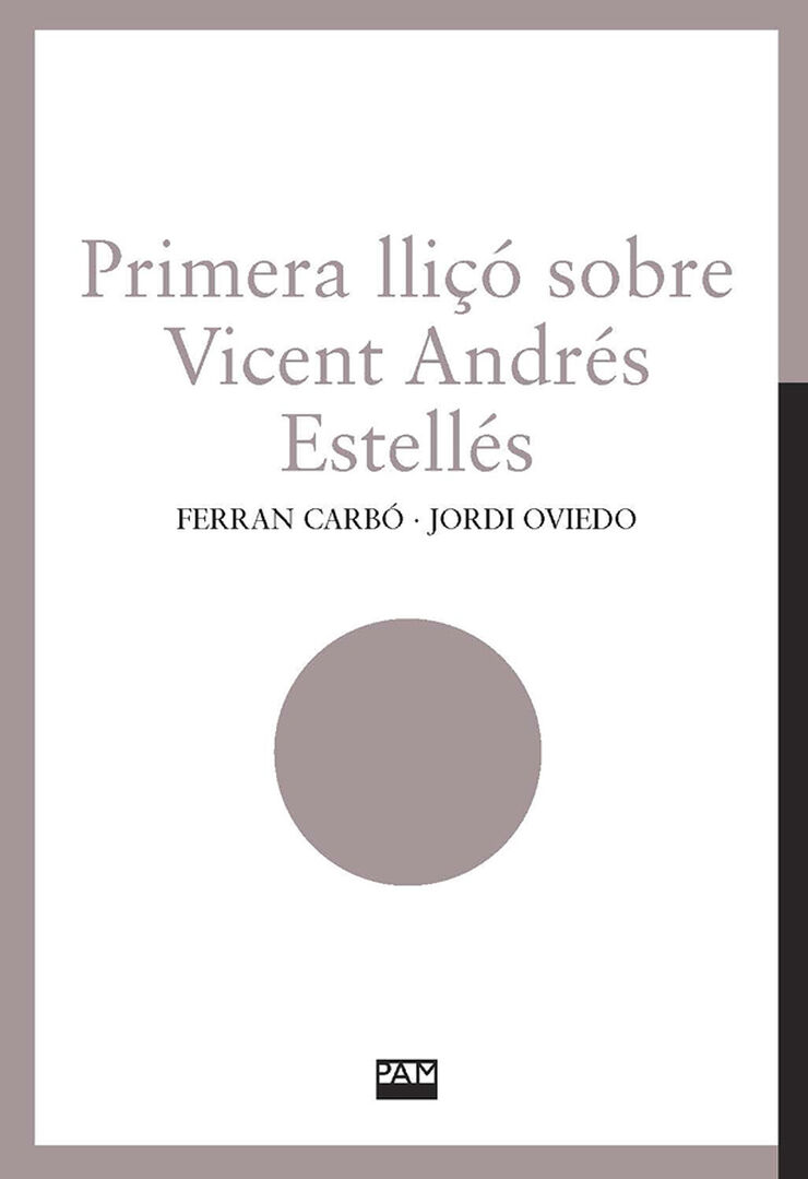 Primera lliçó sobre Vicent Andrés Estellés