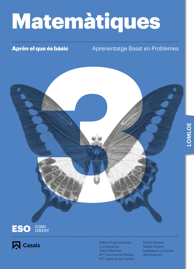 Apr&egrave;n el que &eacute;s b&agrave;sic. Matem&agrave;tiques 3 ESO. LOMLOE