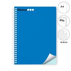Libreta espiral Abacus A4 80 hojas 4x4mm verde