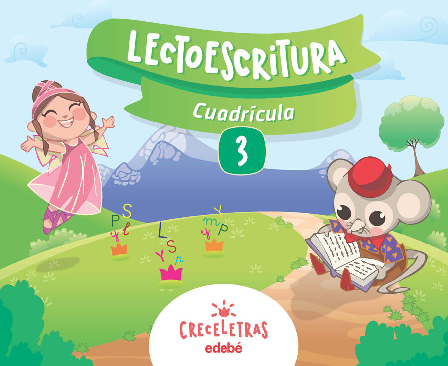 Creceletras. Lectoescriptura 3 Cuadr&iacute;cula