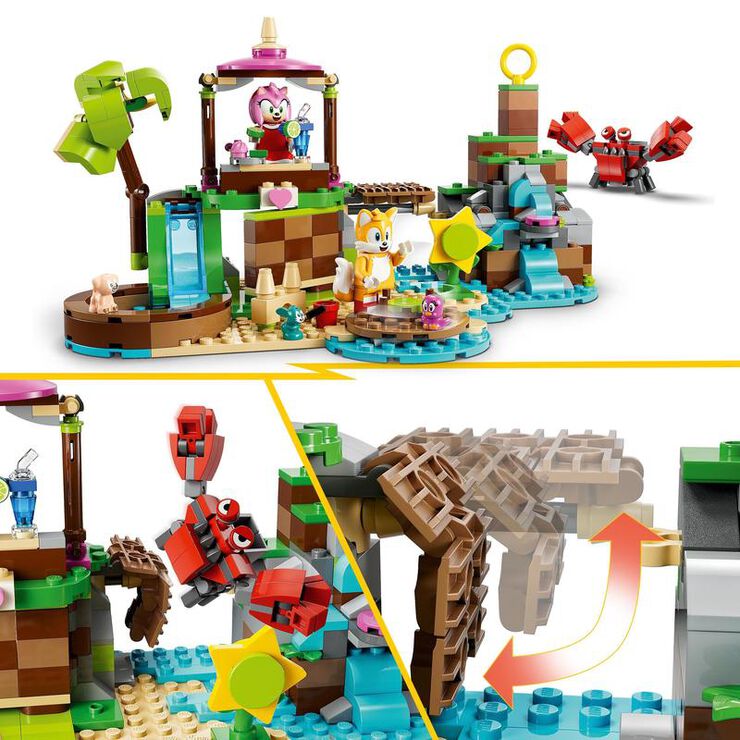 LEGO® Sonic the Hedgehog Isla de Rescate de Animales de Amy 76992