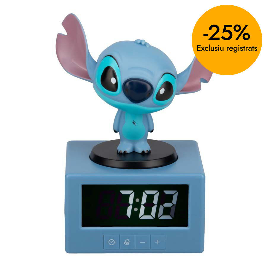 Reloj Alarma Stitch