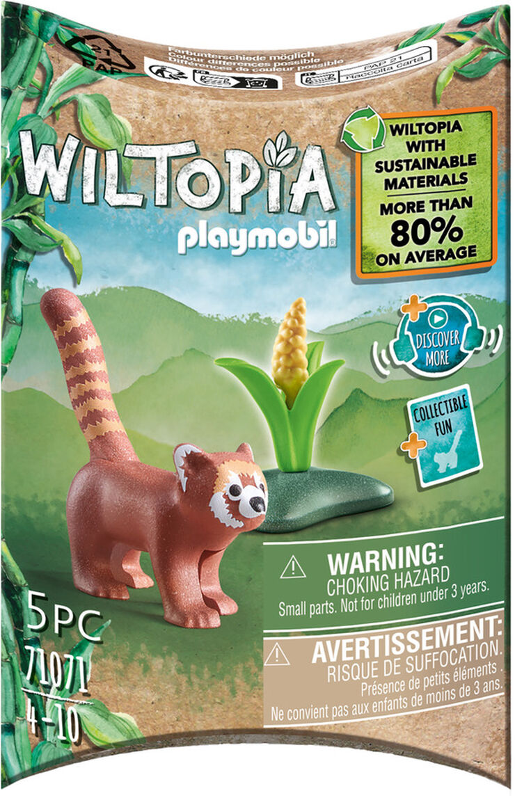 Playmobil Wiltopia Panda Vermell 71071
