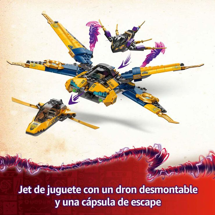 LEGO® Ninjago Super Jet de la Tempesta de Ras i Arin 71833