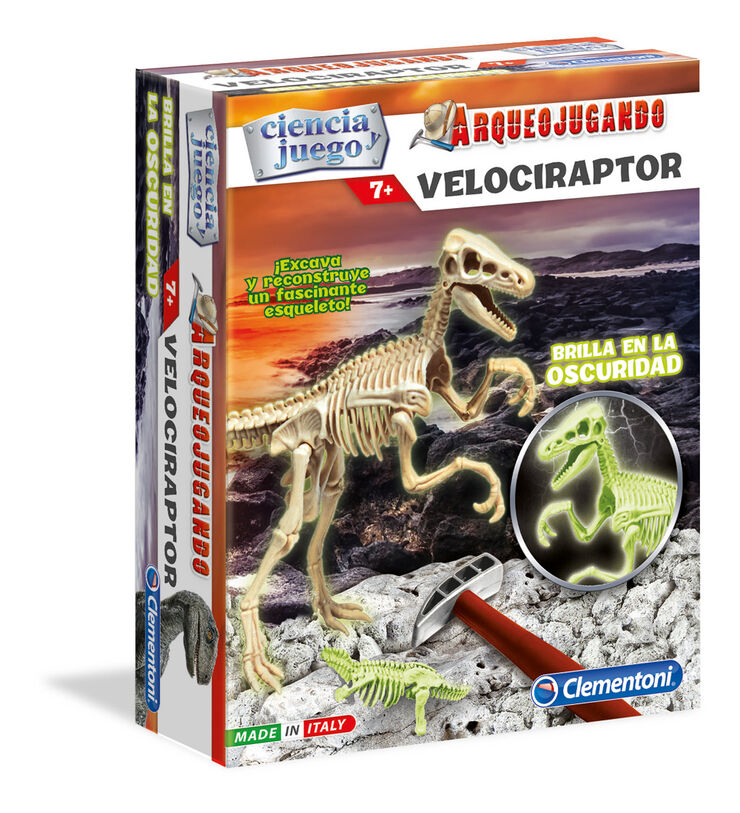 Arqueojugando Velociraptor Fluorescent