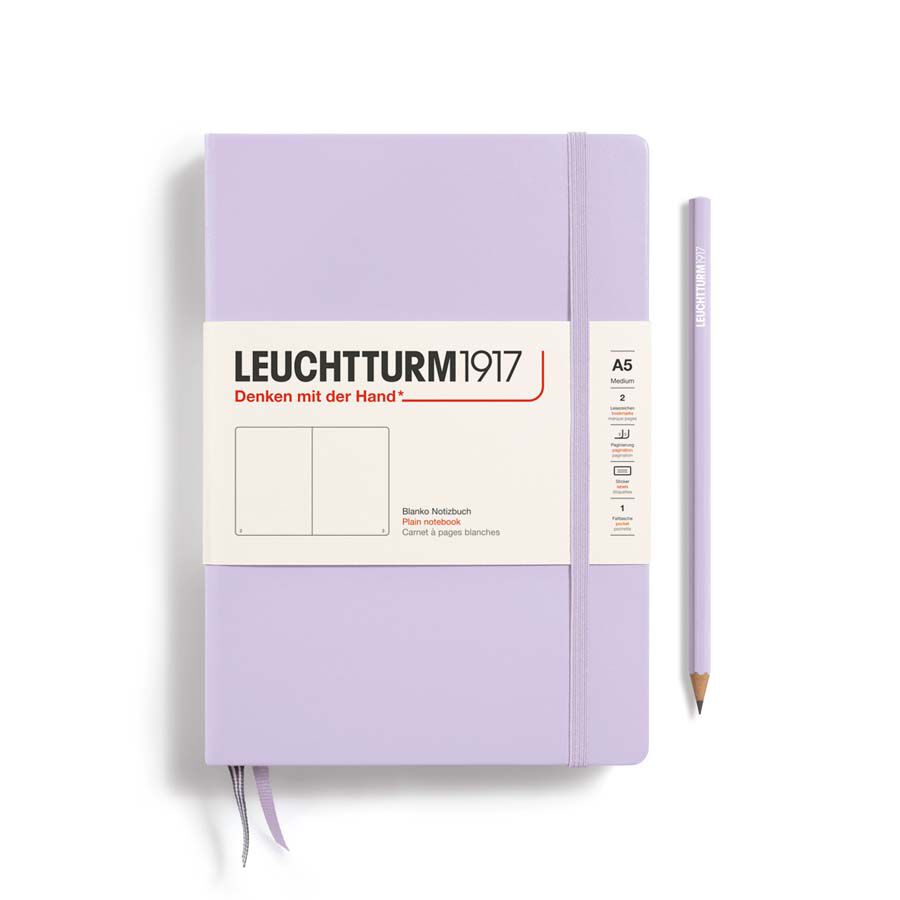 Libreta Leuchtturm A5 tapa dura liso lila