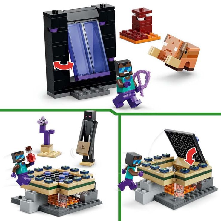 LEGO® Minecraft El Viatge pel Nether i el Portal a l’End 21584