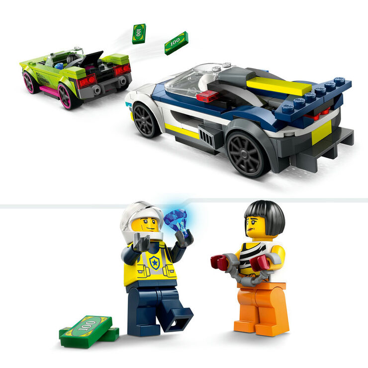 LEGO® City Coche de Policía y Coche Deportivo 60415