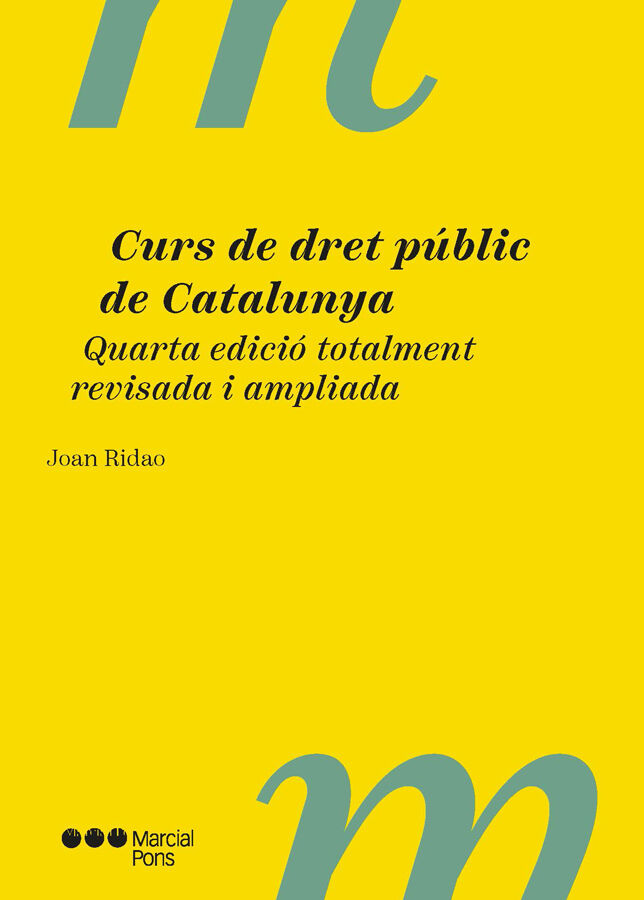 Curs de Dret p&uacute;blic de Catalunya 4.&ordf; ed.