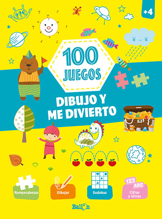 100 juegos - Dibujo y me divierto +4